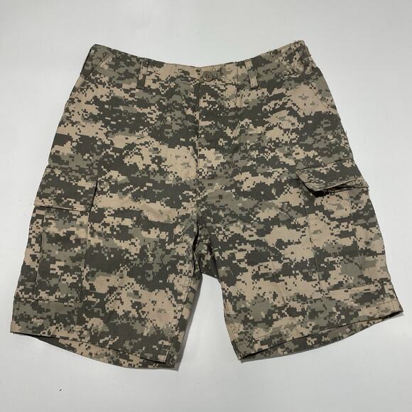 Rothco BDU US Military Cargo Shorts Camo Men’s Sm-Reg 30 Marpat Camouflage USMC - Picture 1 of 7
